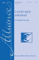 Canto Que Amabas SSATBB choral sheet music cover